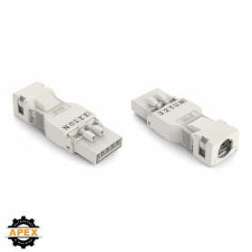 WAGO | 890-135 | PLUG WITH STRAIN RELIEF HOUSING; 5-POLE, WH