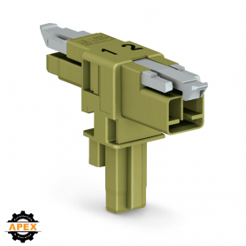 WAGO | 890-1602 | T-DISTRIBUTION CONNECTOR 2-POLE COD. B, LI