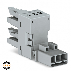 WAGO | 890-1661 | H-DISTRIBUTION CONNECTOR 3-POLE COD. B, GR
