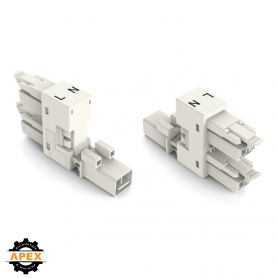 WAGO | 890-1684 | H-DISTRIBUTION CONNECTOR 2-POLE COD. A, WH