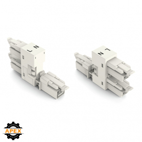 WAGO | 890-1686 | H-DISTRIBUTION CONNECTOR 2-POLE COD. A, WH