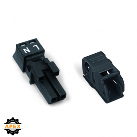 WAGO | 890-202/342-000 | SOCKET, WITH STRAIN RELIEF HOUSING