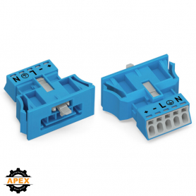 WAGO | 890-2115 | SNAP-IN PLUG BLUE