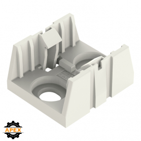 WAGO | 890-673 | MOUNTING PLATE 3-POLE, WHITE