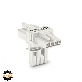 WAGO | 890-676 | T-DISTRIBUTION CONNECTOR 4-POLE COD. A, WHI