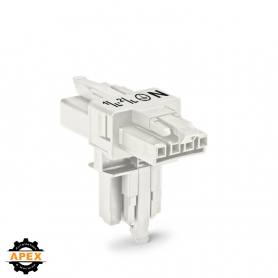WAGO | 890-677 | T-DISTRIBUTION CONNECTOR 4-POLE COD. A, WHI