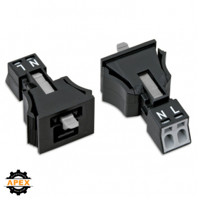 WAGO | 890-712 | SNAP-IN PLUG BLACK