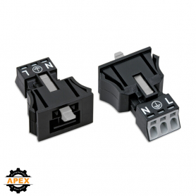 WAGO | 890-713 | SNAP-IN PLUG BLACK