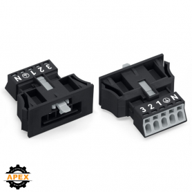 WAGO | 890-715 | SNAP-IN PLUG BLACK