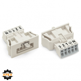 WAGO | 890-735 | SNAP-IN PLUG WHITE