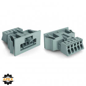 WAGO | 890-755 | SNAP-IN PLUG GRAY
