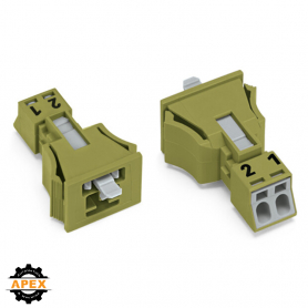 WAGO | 890-772 | SNAP-IN PLUG, LIGHT GREEN