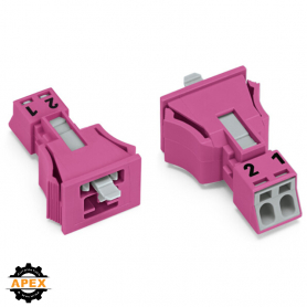 WAGO | 890-792 | SNAP-IN PLUG; 2-POLE; COD. B; 1,50 MM&sup2;; PIN