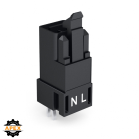 WAGO | 890-812 | PLUG FOR PCBS; STRAIGHT; 2-POLE; COD. A; BL