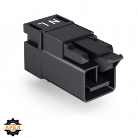 WAGO | 890-812/011-000 | PLUG FOR PCBS ANGLED 2-POLE, BLACK