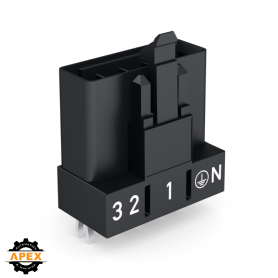 WAGO | 890-815 | PLUG FOR PCBS STRAIGHT 5-POLE; BLACK