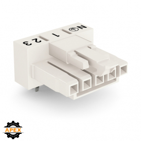 WAGO | 890-825/011-000 | SOCKET FOR PCBS ANGLED 5-POLE