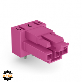 WAGO | 890-883/011-000 | SOCKET FOR PCBS ANGLED 3-POLE