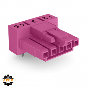 WAGO | 890-885/011-000 | SOCKET FOR PCBS ANGLED 5-POLE