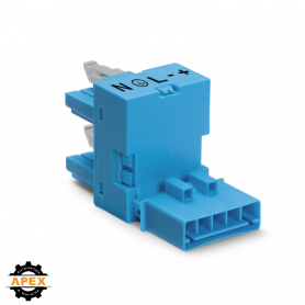 WAGO | 890-982 | H-DISTRIBUTION CONNECTOR 5-POLE COD. I, BLU