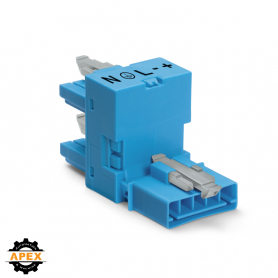 WAGO | 890-983 | H-DISTRIBUTION CONNECTOR 5-POLE COD. I, BLU