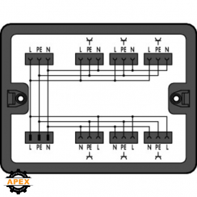 WAGO | 899-631/104-000 | DISTRIBUTION BOX SINGLE-PHASE CURRE