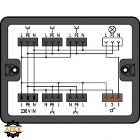 WAGO | 899-631/478-000 | DISTRIBUTION BOX SINGLE-POLE SWITCH
