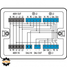 WAGO | 899-681/147-000 | DISTRIBUTION BOX 400 V + DALI, WHIT