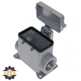 ILME | CAP-10CS | SURFACE BASE FOR RECTANGULAR CONNECTOR