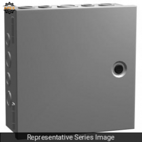 HAMMOND | CHKO12104 | N1 HINGE COVER W/KO'S - 12 X 10 X 4 -