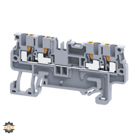 ALTECH | CP1.5/4/Y | DIN TERM BLK |  PUSH-IN |  4 CONN