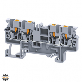 ALTECH | CP2.5/4/BL | DIN TERM BLK |  PUSH-IN |  4 CONN