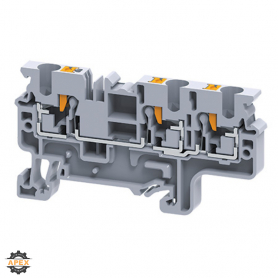 ALTECH | CP4/3/DB | DIN TERMINAL BLOCK |  PUSH-IN |  3 CONN