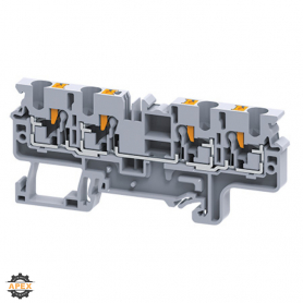 ALTECH | CP4/4/BU | DIN TERM BLK |  PUSH-IN |  4 CONN