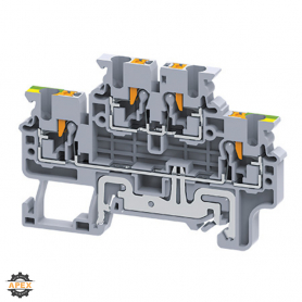 ALTECH | CPDLG2.5 | DIN TERM BLK | PUSH-IN | DOUBLE LEVEL