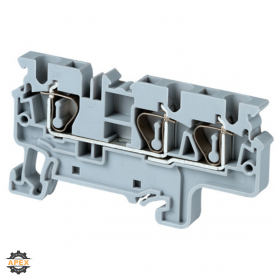 ALTECH | CX4/3/Y | DIN TERMINAL BLOCK |  SPRING |  3 CONN