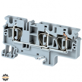 ALTECH | CX6/3/W | DIN TERMINAL BLOCK |  SPRING |  3 CONN