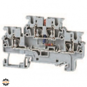 ALTECH | CXDL2.5(E)LD1/6-60V | DIN TERMINAL BLOCK | SPRING