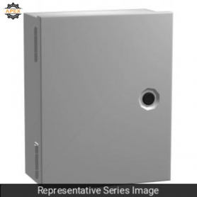 HAMMOND | N1J884 | N1 ENCLOSURE W/PANEL - 8 X 8 X 4 - STEEL/