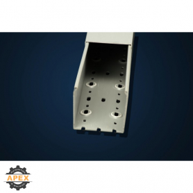IBOCO | TSH-3022GA | SOLID DUCT  3 X 2 1/4 - GREY W/ HOLES -
