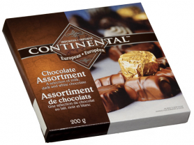 CONTINENTAL ASST CHOC BOX  200G X 24
