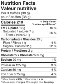 WB SWISS MILK HAZELNUT TRUFFLES CRTN 150G X 12