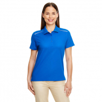 Core 365 Ladies' Radiant Performance Piqu&eacute; Polo with Reflective Piping