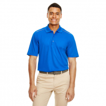Core 365 Men's Radiant Performance Piqu&eacute; Polo with Reflective Piping