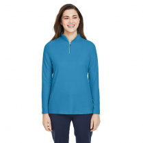 Core 365 Ladies' Fusion ChromaSoft&trade; Pique Quarter-Zip