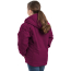 Berne Youth Washed Hooded Jacket - On Model - Plum - Back