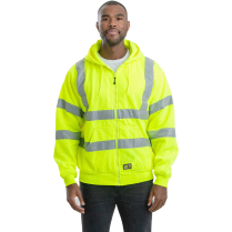 Berne Hi-Visibility Thermal Lined Hooded Sweatshirt-Class 3