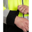 Berne Hi-Vis Type R Class 3 Softshell Jacket - On Model - Hi-Visibility Yellow - Cuff Detail