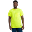 Berne Enhanced Visibility Performance Short Sleeve Tee - On Model - Hi-Visibility Yellow - Front