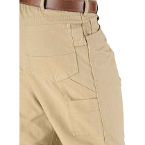 Berne Washed Duck Carpenter Pant - On Model - Timber Khaki - Right Side Detail